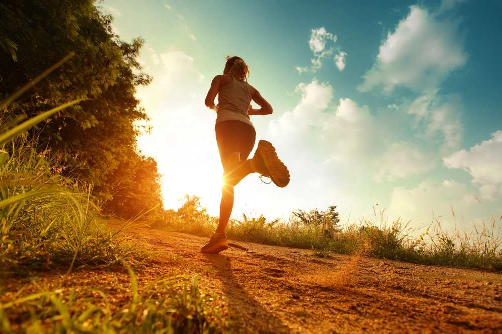 mujer corriendo